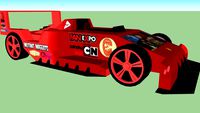 Total Drama Mutant Maggots Race Car