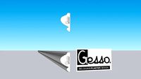 Moulure plate 222 Gesso Staff moulding 222 by Gesso