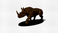 Escultura Rinoceronte