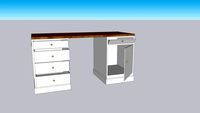 AHO-Carole-D08734L-Bureau formation Sketchup