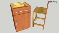 MMW Custom Cabinetry for Island