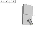 Lucide BOXER - Wall light - LED - 1x10W 3000K - With USB charging point - White