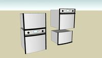 Curved mirror scholted oven and microwave