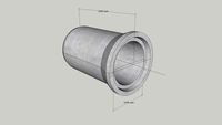 Concrete Pipe Head Joint_Dia.1300xL.2500.skp