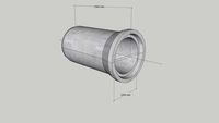 Concrete Pipe Head Joint_Dia.1100xL.2500.skp