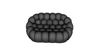 BUBBLE Sofa by Sacha LAKIC for ROCHE BOBOIS A