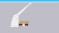 escalier quart tournant banquette