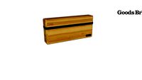 182020#ESTOJO 2 BARALHOS MADEIRA NATURAL RECOURO CARAMELO
