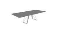 Mesa de jantar West retangular 269x118x075 - ST 20