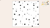Papel De Parede Adesivo BOLINHA PRETO BRANCO