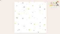 Papel De Parede Adesivo BOLINHA COLORIDA