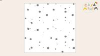 Papel De Parede Adesivo BOLINHA BRANCO CINZA
