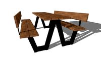 Dining set / Stolový set ALAMBRA - MM Works (V-Ray ready)