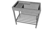 Whitehaus Utility Sink with Legs
