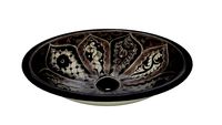 Atalaya - Black and white Large drop-in Mexican Sink