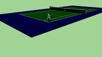 tenis kortu