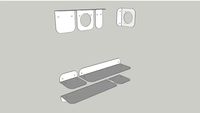 półki - TANA SET M03 MAIA DESIGN