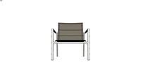 Selecta Lounge Chair White Aluminium / Sand Sling 40003 - Akula Living