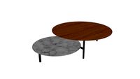 Mesa de centro Crux redonda 160x100x035 - ST 51
