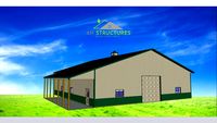60'x64'x14' Building w/ 10'x40' porch