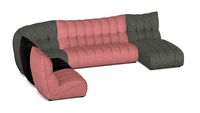 Canapé d'angle grande compo chaise longue droite Deseo