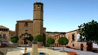 Iglesia de San Mateo y Plaza de La Constitución de Baños de La Encina