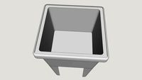 Utility Sink 23inx22in - Detailed