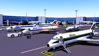 ALITALIA 1980s ( first half): DOMESTIC NETWORK (ATI & AERMEDITERRANEA)