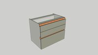 Dynamic True Handleless 3 Drawer Pack with options
