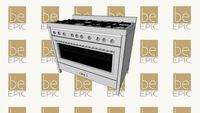 Fogão Gás Magnífica 6 Bocas com Forno Elétrico 170L Glem MGBP - 220V