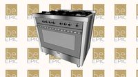 Fogão Matrix 5 Bocas 120 Litros 90cm Glem MGBP - 220V