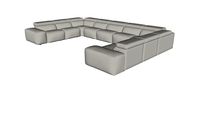 Holland Modular Sofa Set 05 Vapor Leather By Modloft