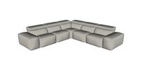Holland Modular Sofa Set 04 Vapor Leather By Modloft
