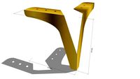 METAL SEAT LEG