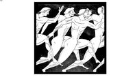 Quadro Grego - Panathenaic Prize Black