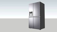 Refrigerator LG Side By Side 22.5 cu ft Silver VS22JS.ASTFMXM