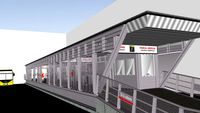 Vagón 1 estación de la sabana Transmilenio