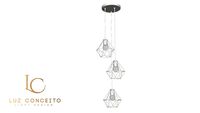 Pendente Diamante Triplo (Branco)