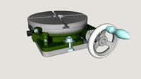 Rundtisch mit Handrad / Rotary Table with Handwheel