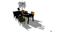 Montis Geraldine & Doble diningtable