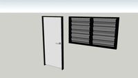 DOOR+WINDOW NAKO+LOUVERS WINDOW