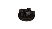 Meridian Contemporary Modern-CIRCLET Sofa
