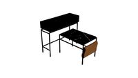 Mesa Lateral Contemporânea Níveis