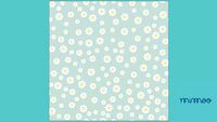 PAPEL DE PAREDE CELULOSE MARGARIDAS AZUL GRIZIO - MIMOO TOYS