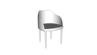 Cadeira Bloo com braço 050x053x079 - ST 04