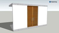 Double entry doors