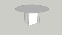 Mesa de Jantar Calafate Redonda Interno VDTC