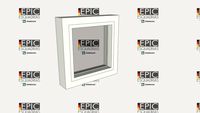 JANELA FIXA 90x90 EPIC PVC