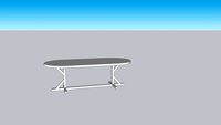 DANE OVAL DINING TABLE BY MADE GOODS