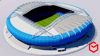 Reale Arena - Anoeta Stadium - San Sebastian Spain 3D model
